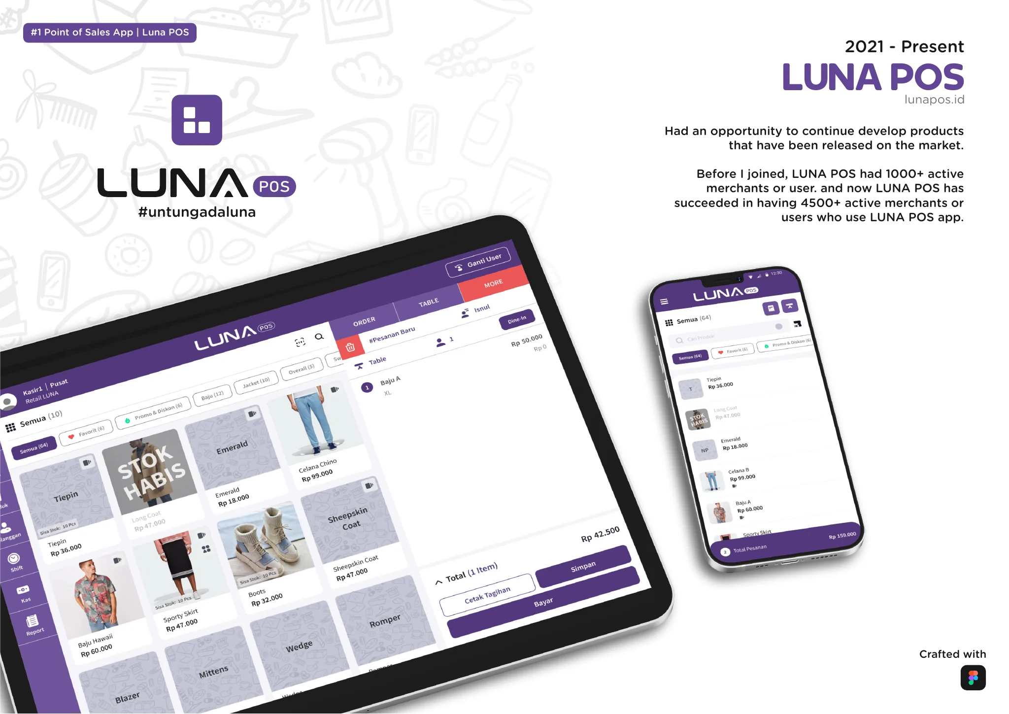 Luna POS title card