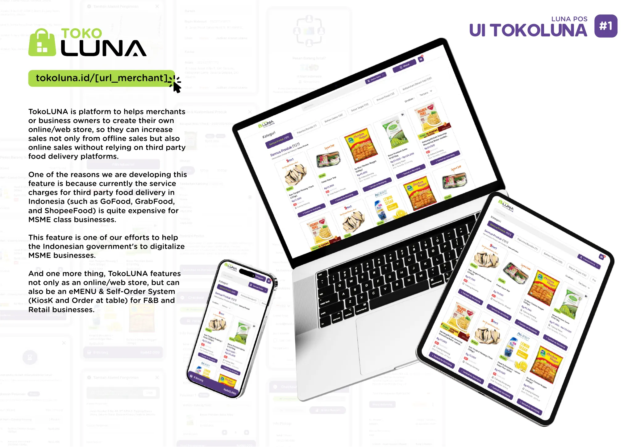 TokoLUNA, the merchant online store