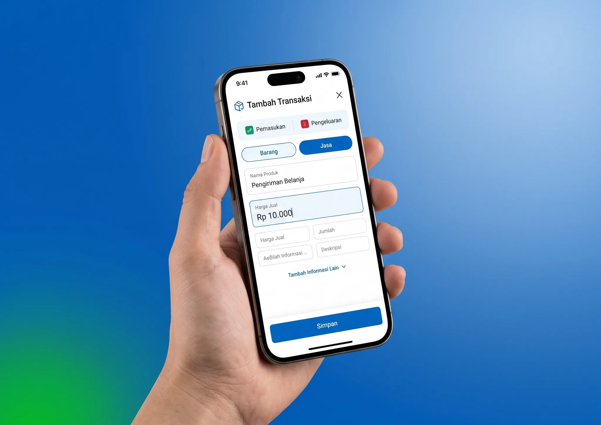 A new transaction in seconds