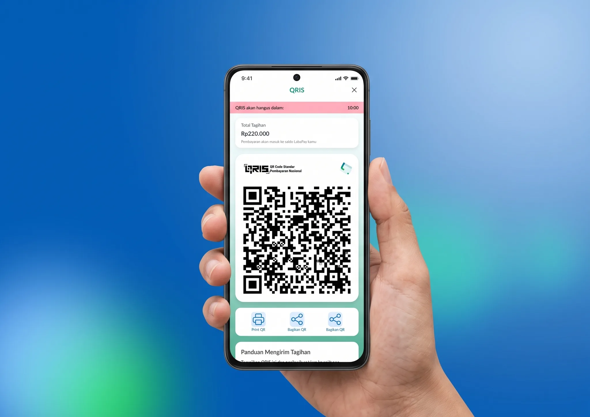 LabaPay: QRIS payments