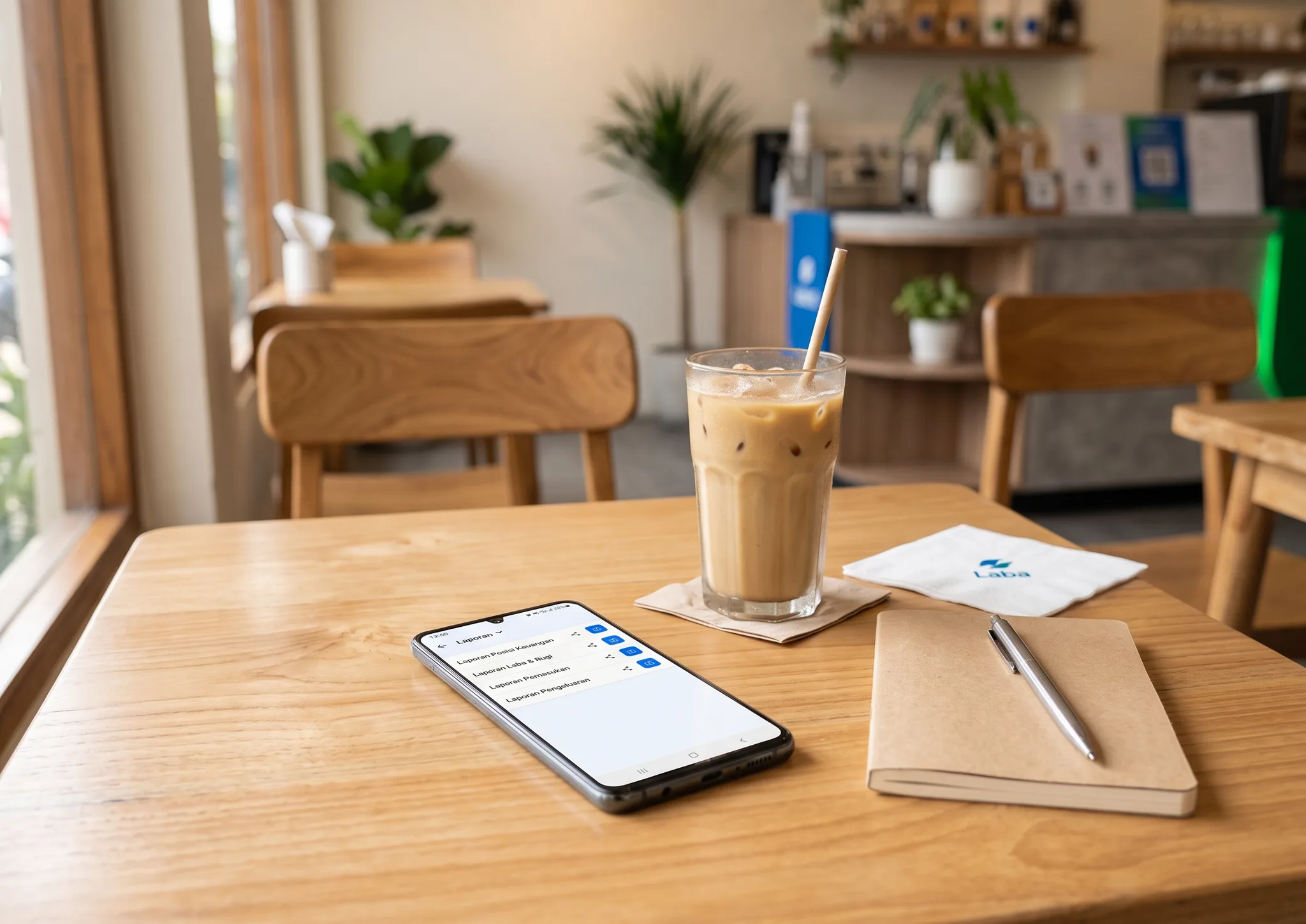 Financial reports, ready wherever the owner is
